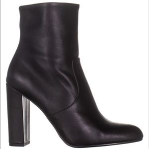 Editor Black Leather Ankle Boots